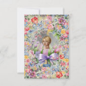 フラットカード 1  D-グレー（カメオ ガーデン） RFPMデザインズ©️2024 招待状 (正面)