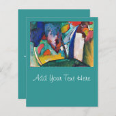 フラットカード： KANDINSKY ：滝 (正面/裏面)