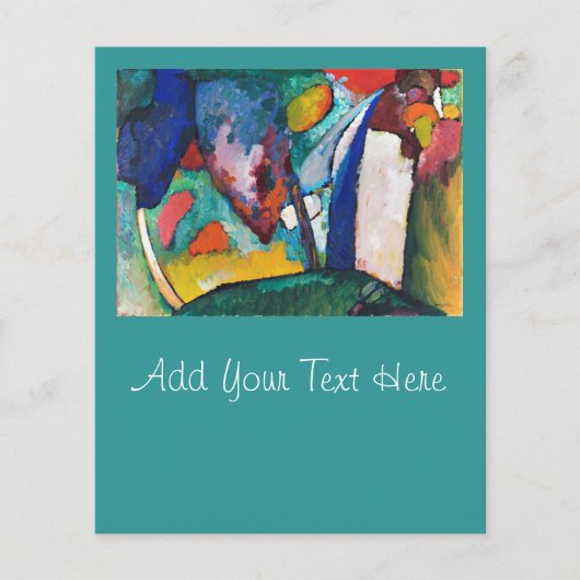 フラットカード： KANDINSKY ：滝 (正面)