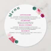 フラットガーデンモダンロマンス結婚ズメニュー メニュー (正面)