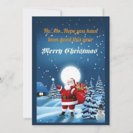 フラットクリスマスカード