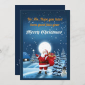 フラットクリスマスカード (正面/裏面)