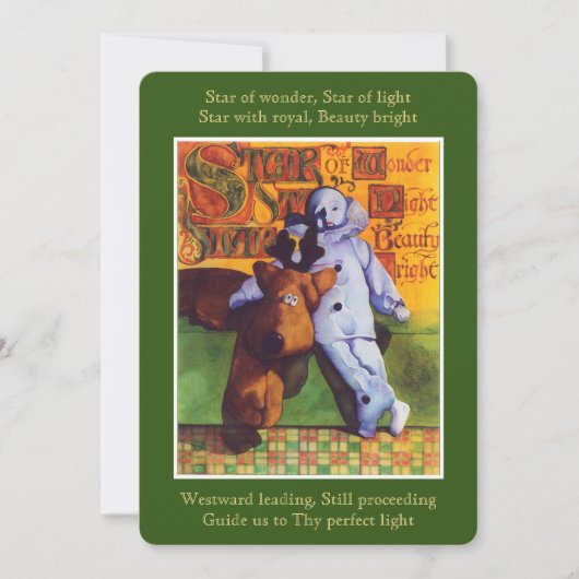 フラットクリスマ疑問に思ススカードの星 シーズンカード (正面)