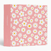 フラットグラフィックモダンデイジーピンク