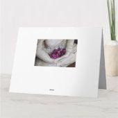 フラットグリーティングカード：ありがとうございます。ブッダ サンキューカード (裏面)