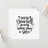 フラットグリーティングカード カード (正面/裏面インサイチュ)