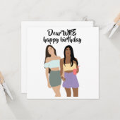 フラットグリーティングカード カード (正面/裏面インサイチュ)