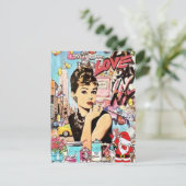 フラットグリーティングカード、サンキューカード ポストカード (スタンド正面)