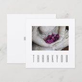 フラットグリーティングカード：感謝:ブッダ  サンキューカード (正面/裏面)