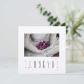 フラットグリーティングカード：感謝:ブッダ  サンキューカード (スタンド正面)