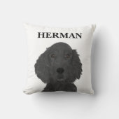 フラットコパーソナライズされたートリテバー クッション (正面)