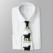 フラットコートレトリエバーアート ネクタイ (タイ)