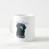 フラットコートレトリエバーママ2 コーヒーマグカップ (正面左)