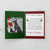 フラットコートレトリバーのクリスマスプレゼント シーズンカード (内部)