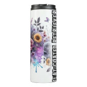 フラットコートレトリバーのフローラの喜び タンブラー (裏面)