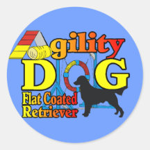 フラットコートレトリバー機敏性ギフト
