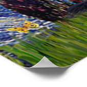 フラットコートレトリバー1 – スターリーナイト ポスター (角)