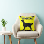 フラットコートレトリバー クッション (椅子)