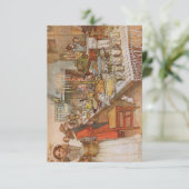 フラットサンキューカードクリスマスイブカールラルソン サンキューカード (スタンド正面)