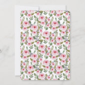 フラットサンキューカードベビーシャワー サンキューカード (裏面)