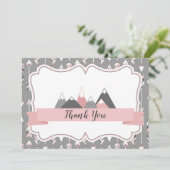 フラットサンキューカード山脈をテーマ サンキューカード (スタンド正面)