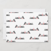 フラットサンキューカード山脈をテーマ サンキューカード (裏面)