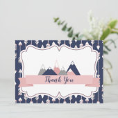 フラットサンキューカード山脈をテーマ サンキューカード (スタンド正面)