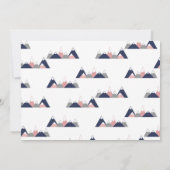 フラットサンキューカード山脈をテーマ サンキューカード (裏面)