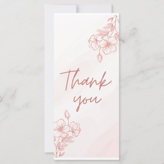 フラットサンキューカード (正面)