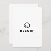 フラットサンキューカード4.5インチx 6.25インチ サンキューカード (正面/裏面)