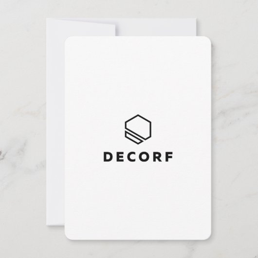 フラットサンキューカード4.5インチx 6.25インチ サンキューカード (正面)