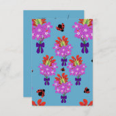 フラットサンキューカード – ガーデンパーティーブケッツ サンキューカード (正面/裏面)