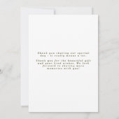 フラットサンキューカード サンキューカード (裏面)