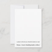 フラットサンキューカード サンキューカード (裏面)