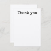 フラットサンキューカード サンキューカード (正面/裏面)