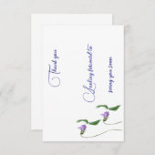 フラットサンキューカード サンキューカード (正面/裏面)