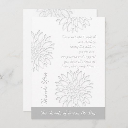 フラットサンキューカード サンキューカード (正面/裏面)