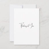 フラットサンキューカード サンキューカード (裏面)