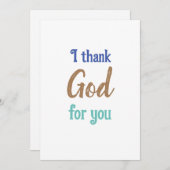 フラットサンキューカード サンキューカード (正面/裏面)