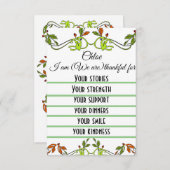 フラットサンキューカード サンキューカード (正面/裏面)