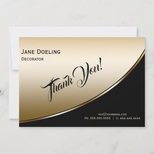 フラットサンキューカード サンキューカード (正面)