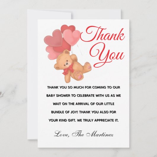 フラットサンキューカード サンキューカード (正面)