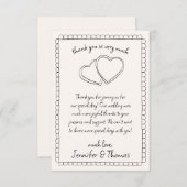 フラットサンキューカード サンキューカード (正面/裏面)