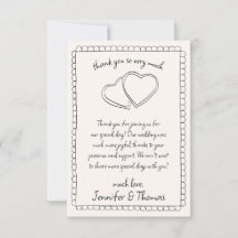 フラットサンキューカード