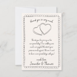 フラットサンキューカード サンキューカード