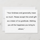 フラットサンキューカード サンキューカード (裏面)