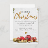 フラットサンキューカード サンキューカード (正面/裏面)