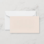 フラットサンキューカード ノートカード (裏面)