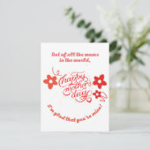 フラットサンキューカード、母の日 サンキューカード (スタンド正面)