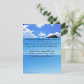 フラットサンキューシンパカード サンキューカード (スタンド正面)